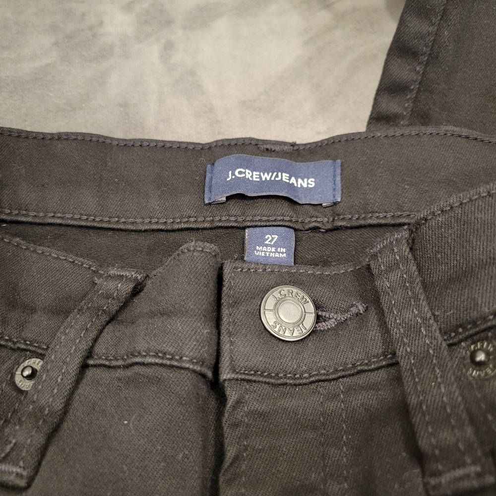 J Crew Women's 9" High-Rise Toothpick Pants Size 27 Black - Picture 9 of 12